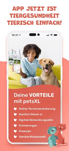 Скриншот 1 — petsXL | smarte Tiergesundheit