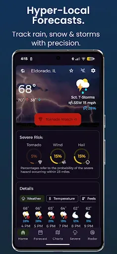 Скриншот 2 — NWS Weather Report
