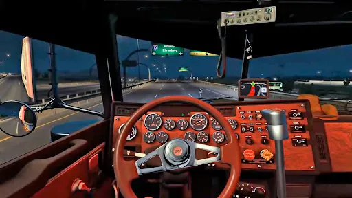 Скриншот 5 — Евро Грузовик Стоянка sim 3D