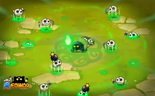 Скриншот 5 — Meowar - PvP Cat Merge Defense