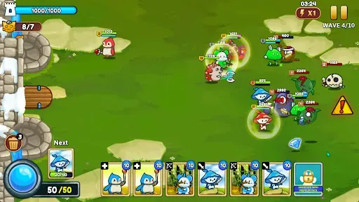 Скриншот 6 — Meowar - PvP Cat Merge Defense