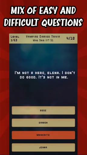 Скриншот 4 — Vampire Diaries Quiz Trivia