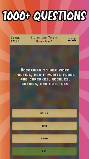 Скриншот 1 — Victorious Trivia Quiz
