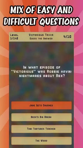 Скриншот 4 — Victorious Trivia Quiz