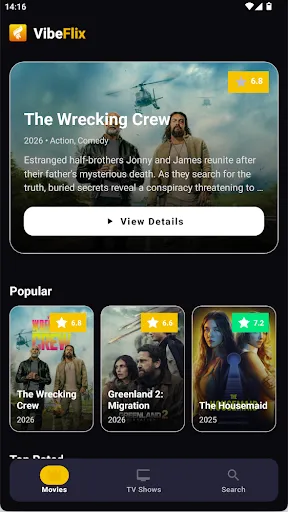 Скриншот 1 — FlixFox HD: Movies & Series