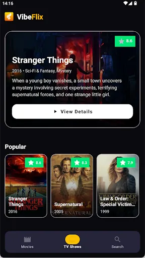Скриншот 2 — FlixFox HD: Movies & Series