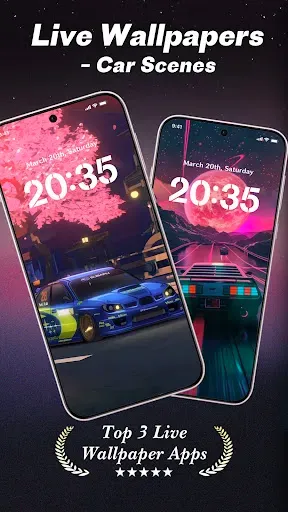 Скриншот 1 — Live Wallpapers - VibeWalls