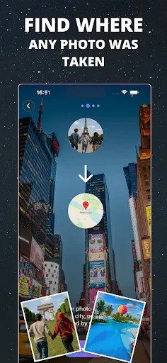 Скриншот 1 — Photo Location Finder・GeoZip