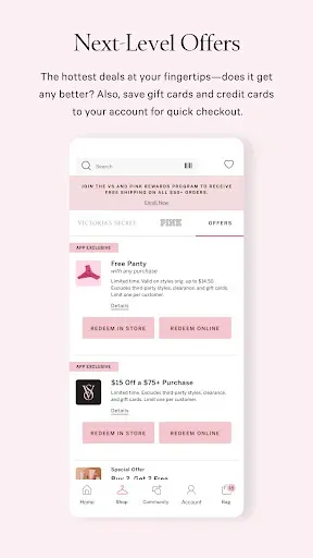 Скриншот 4 — Victoria's Secret—Bras & More