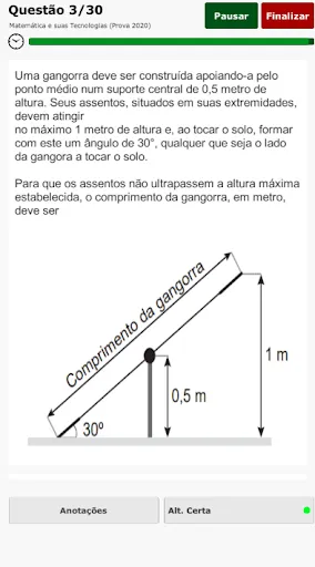 Скриншот 3 — Simulados - Encceja Fácil 2026
