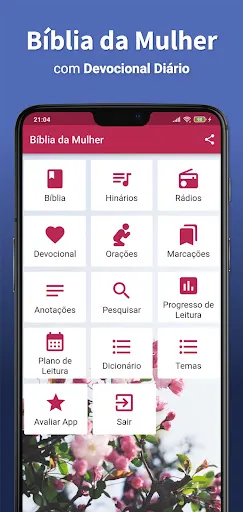 Скриншот 1 — Bíblia da Mulher e Devocional