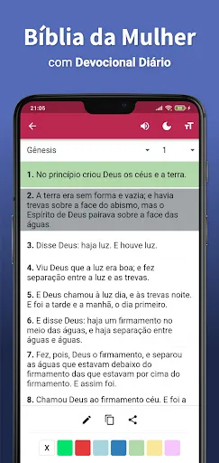 Скриншот 3 — Bíblia da Mulher e Devocional
