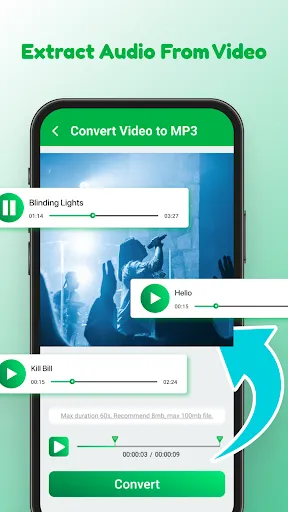 Скриншот 3 — Video to MP3: Video Converter