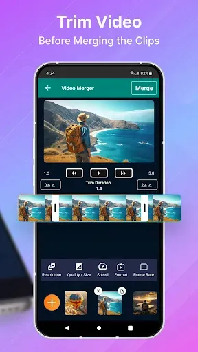 Скриншот 3 — Video Merger, Joiner, Collage