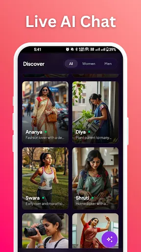 Скриншот 6 — Ladki se baat karne wala app