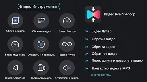 Скриншот 2 — сжать видео - видео компрессор