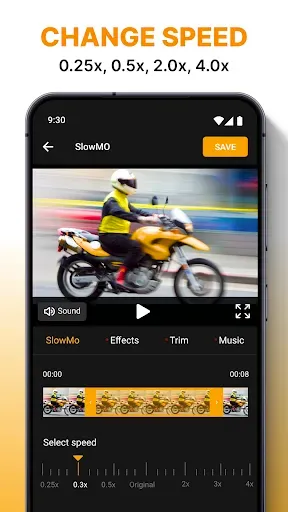 Скриншот 4 — Slow Motion Video Maker