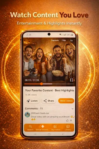 Скриншот 4 — Snaptubè Video Downloader