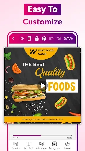 Скриншот 3 — Video Flyer Maker, Templates
