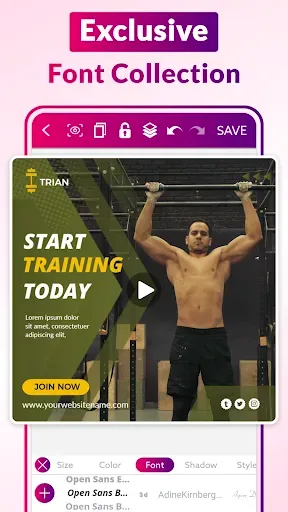 Скриншот 5 — Video Flyer Maker, Templates