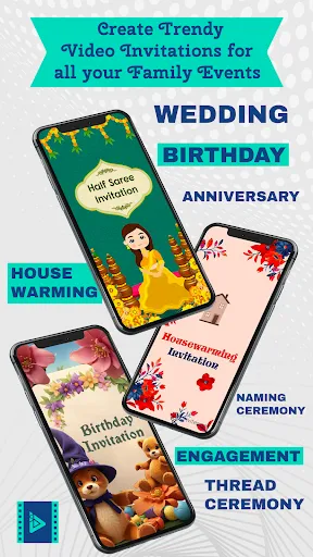 Скриншот 2 — Video Invitation Maker App