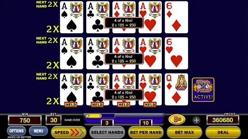 Скриншот 2 — Ultimate X Poker™ Video Poker