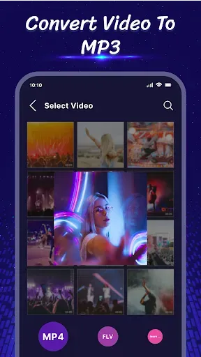 Скриншот 1 — Mp4 To Mp3, Video To Audio