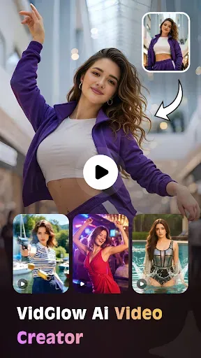 Скриншот 1 — VidGlow -AI Video Creator