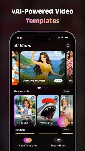 Скриншот 4 — VidGlow -AI Video Creator