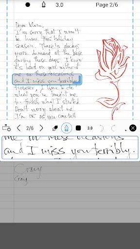 Скриншот 3 — INKredible - Handwriting Note