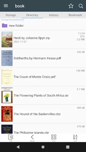 Скриншот 1 — ComicScreen - PDF, ComicReader