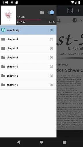 Скриншот 4 — ComicScreen - PDF, ComicReader