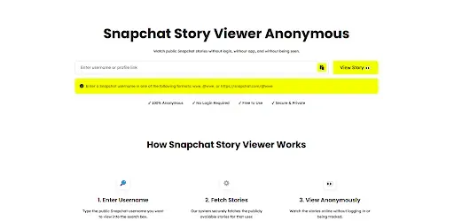 Скриншот 5 — Download & View Snap Stories