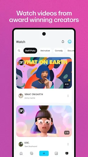 Скриншот 1 — Vimeo