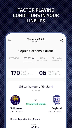Скриншот 7 — PerfectLineup - Lineup Builder