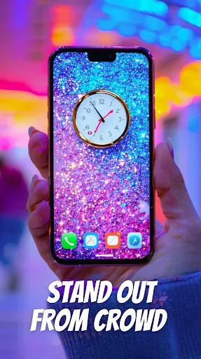 Скриншот 4 — Glitter Live Wallpaper Glitzy