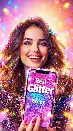 Скриншот 5 — Glitter Live Wallpaper Glitzy