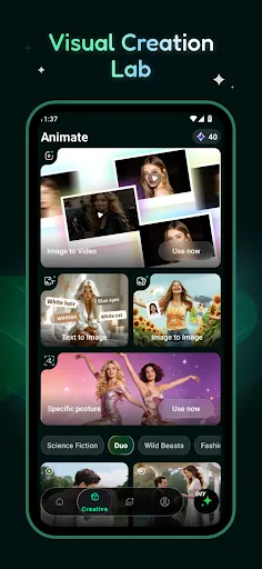 Скриншот 4 — Vionex: AI Create, Swap & Chat