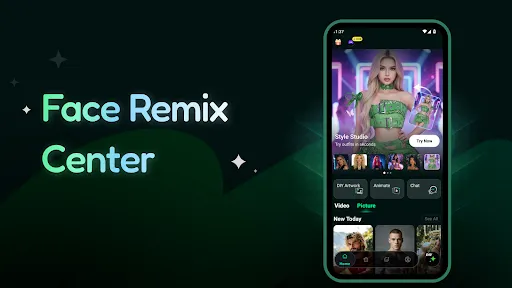 Скриншот 6 — Vionex: AI Create, Swap & Chat