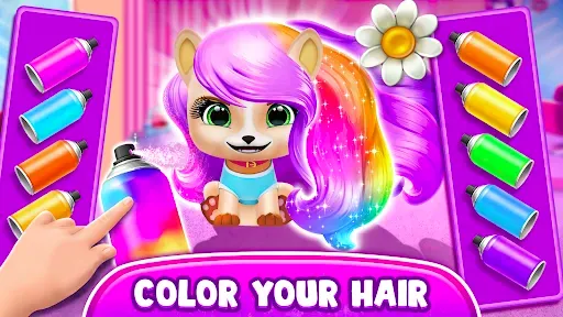 Скриншот 4 — Vip Pet : Color Hair Salon