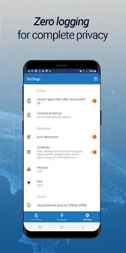 Скриншот 4 — Internet Shield VPN by VIPRE
