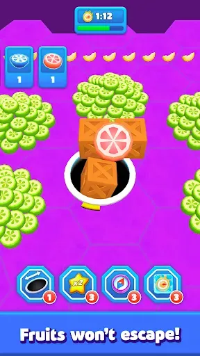 Скриншот 1 — Hole Black: Super Fruit