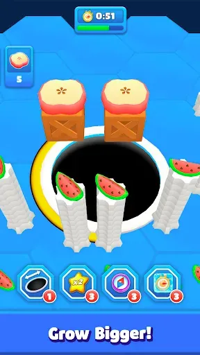 Скриншот 2 — Hole Black: Super Fruit