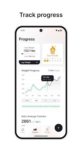Скриншот 4 — Cal AI - Food Calorie Tracker