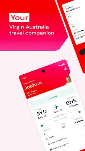 Скриншот 1 — Virgin Australia