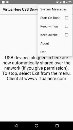 Скриншот 2 — VirtualHere USB Server