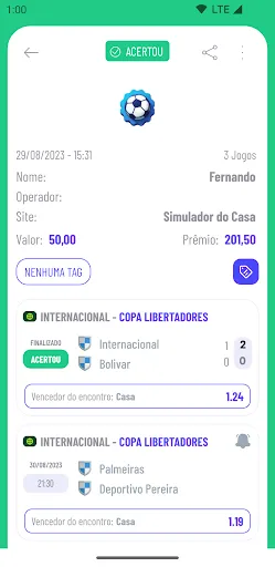 Скриншот 2 — Casa das Apostas 2.0