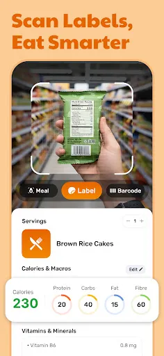 Скриншот 5 — Eatwise AI: Calorie Estimator