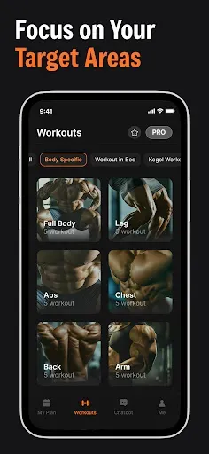 Скриншот 3 — MuscleUp: Workout Planner