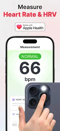 Скриншот 1 — Heart Rate Monitor - HeartIn